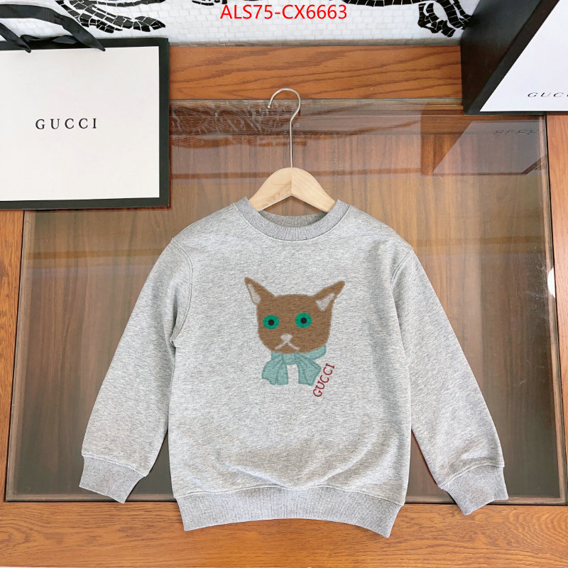 Kids clothing-Gucci where to buy ID: CX6663 $: 75USD