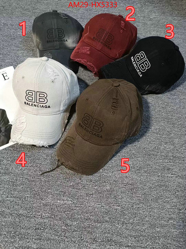 Cap(Hat)-Balenciaga replica ID: HX5333 $: 29USD