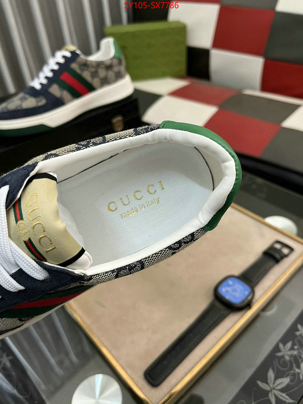 Men Shoes-Gucci knockoff highest quality ID: SX7786 $: 105USD