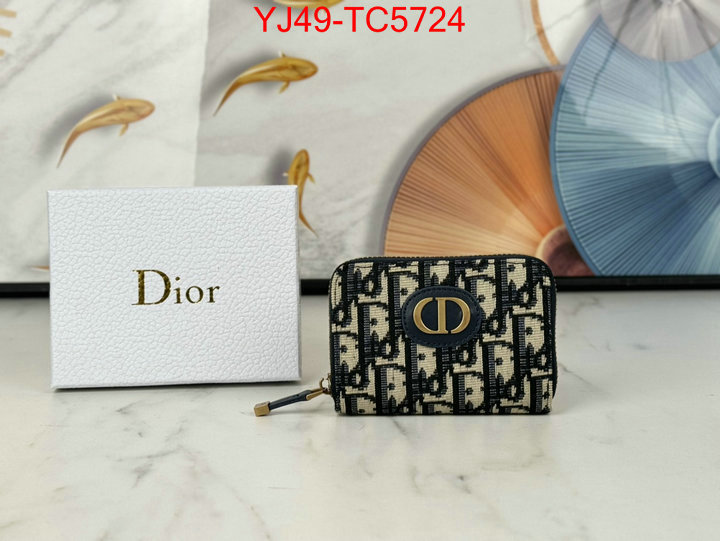 Dior Bags(4A)-Wallet- luxury 7 star replica ID: TC5724 $: 49USD,