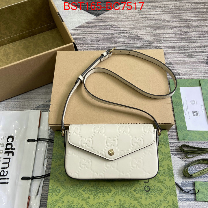 Gucci Bags(TOP)-Crossbody- where to buy high quality ID: BC7517 $: 165USD,