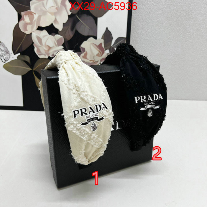 Hair band-Prada high quality ID: AC5936 $: 29USD