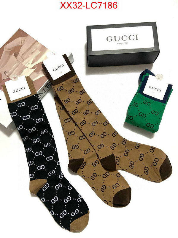 Sock-Gucci replica aaaaa+ designer ID: LC7186 $: 32USD