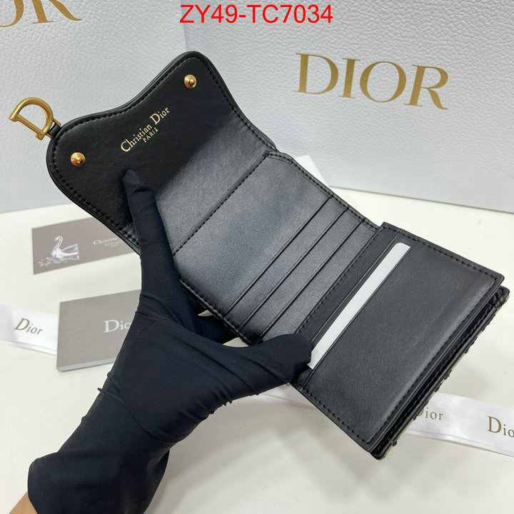 Dior Bags(4A)-Wallet- for sale online ID: TC7034 $: 49USD,