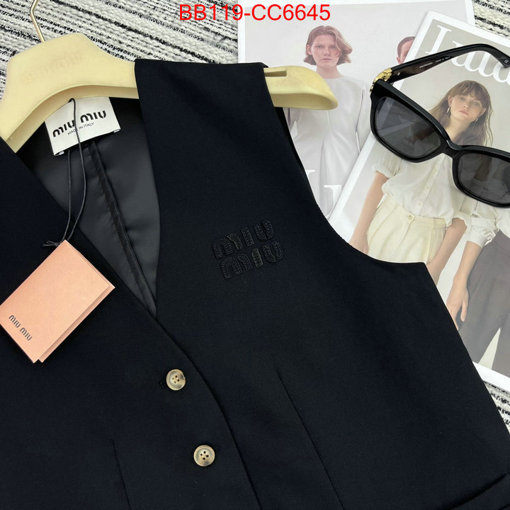 Clothing-MIU MIU the best affordable ID: CC6645 $: 119USD