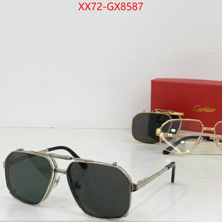Glasses-Cartier top 1:1 replica ID: GX8587 $: 72USD