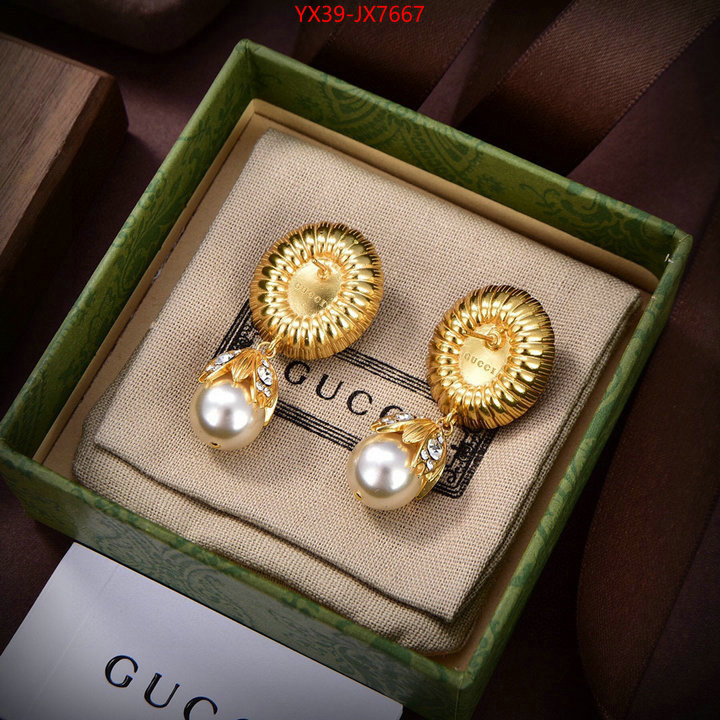 Jewelry-Gucci can you buy knockoff ID: JX7667 $: 39USD