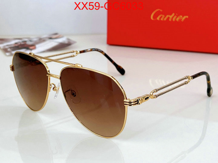 Glasses-Cartier how to buy replica shop ID: GC6033 $: 59USD