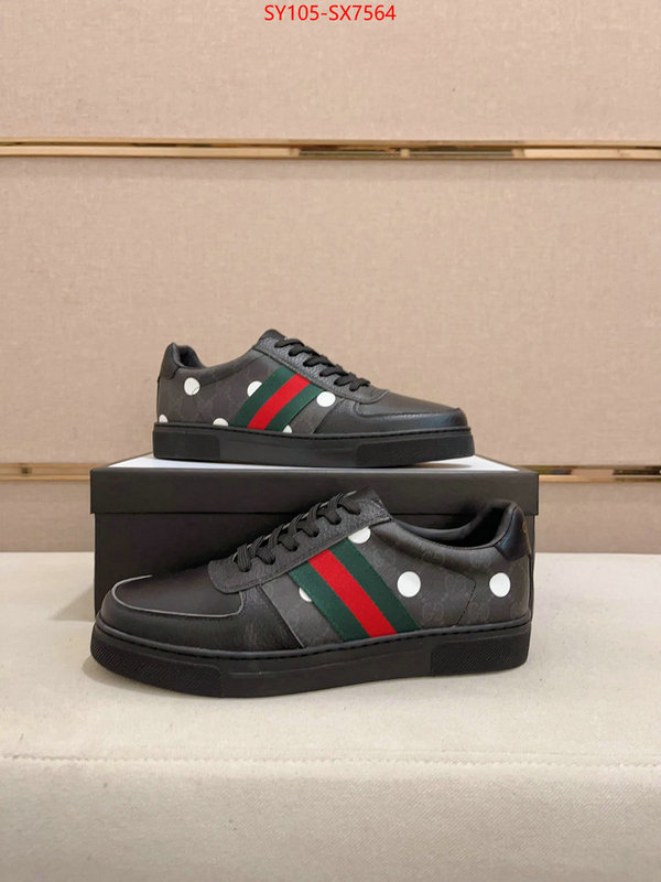 Men Shoes-Gucci can i buy replica ID: SX7564 $: 105USD