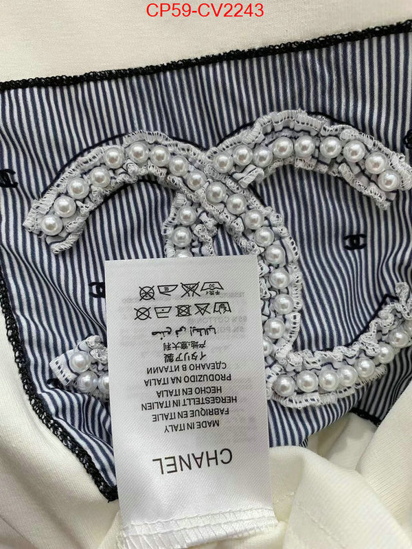 Clothing-Chanel sale outlet online ID: CV2243 $: 59USD