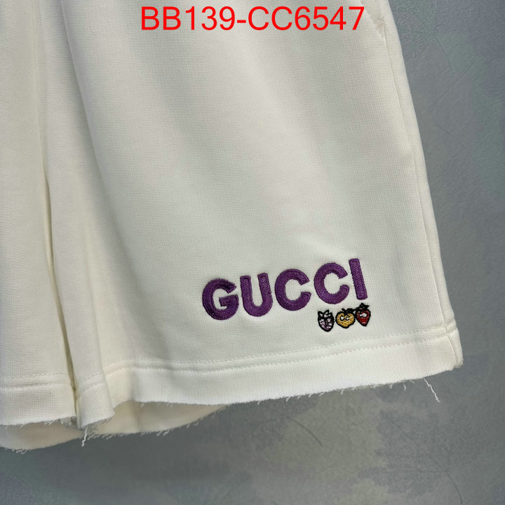 Clothing-Gucci replica 2024 perfect luxury ID: CC6547 $: 139USD