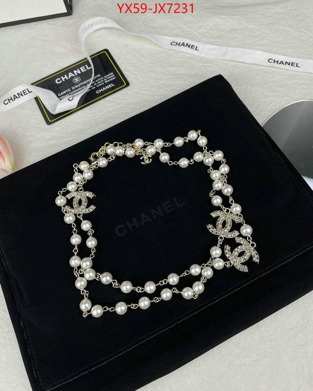 Jewelry-Chanel wholesale sale ID: JX7231 $: 59USD