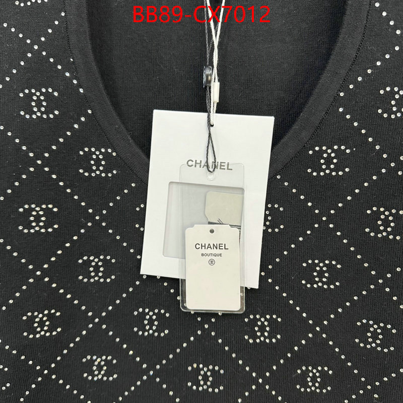 Clothing-Chanel what is top quality replica ID: CX7012 $: 89USD