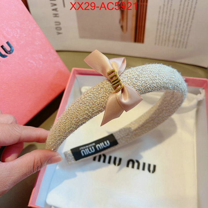 Hair band-MIU MIU replica 1:1 ID: AC5921 $: 29USD