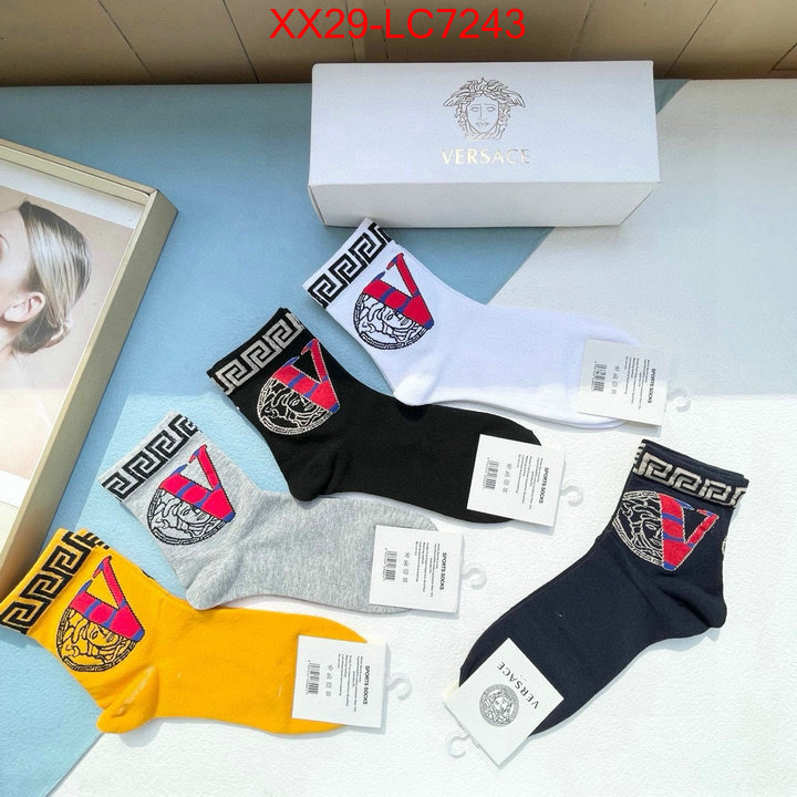 Sock-Versace buy best high-quality ID: LC7243 $: 29USD
