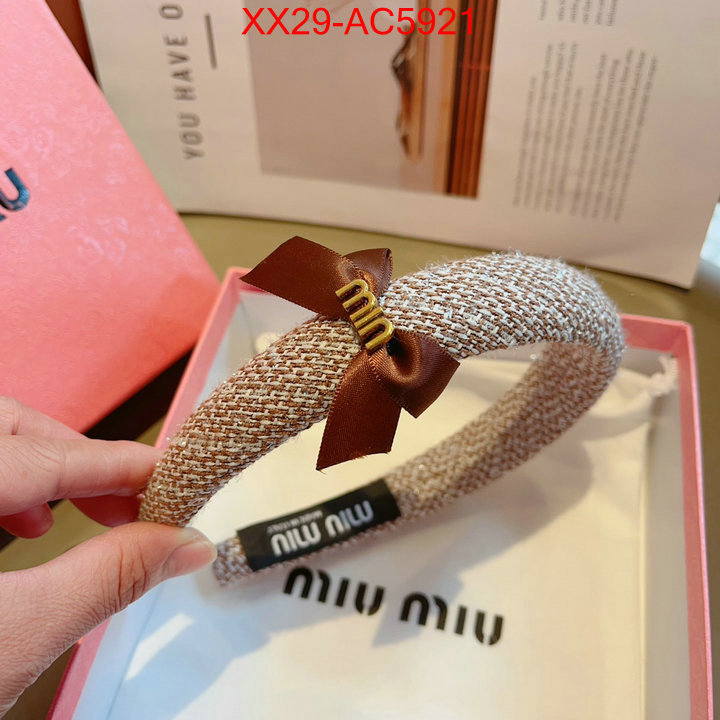 Hair band-MIU MIU replica 1:1 ID: AC5921 $: 29USD