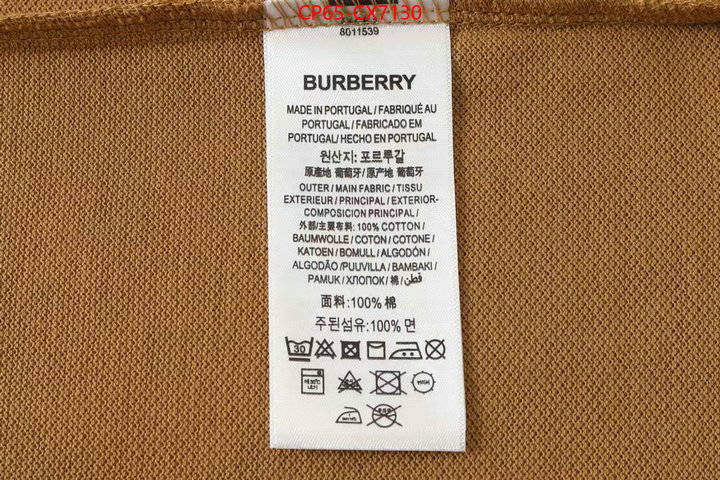 Clothing-Burberry luxury fake ID: CX7130 $: 65USD