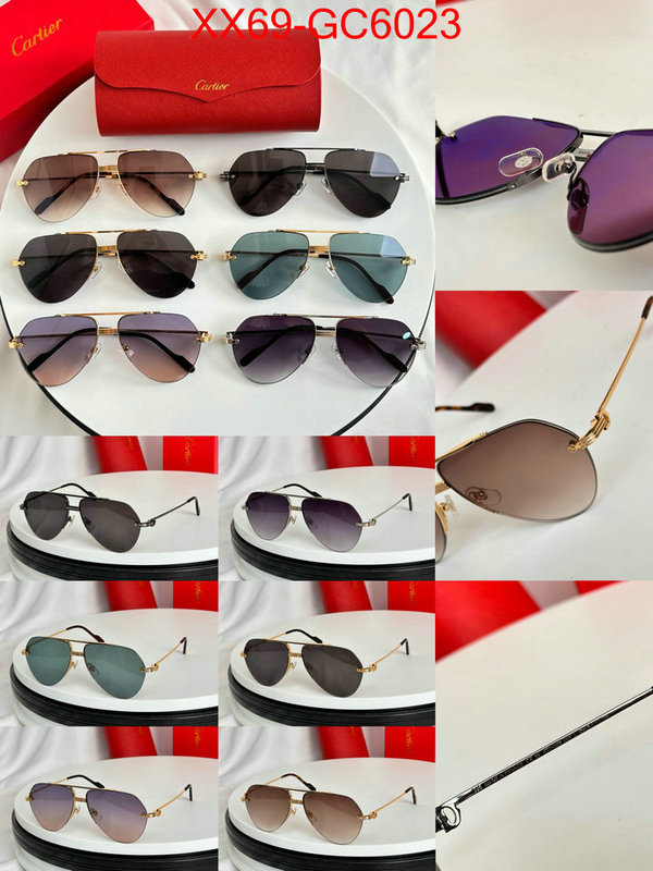 Glasses-Cartier sell online luxury designer ID: GC6023 $: 69USD