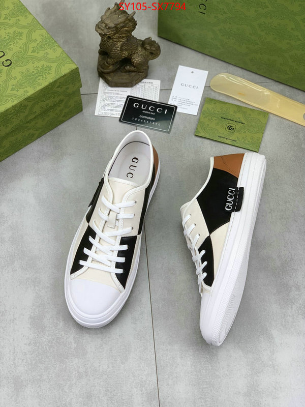 Men Shoes-Gucci best knockoff ID: SX7794 $: 105USD