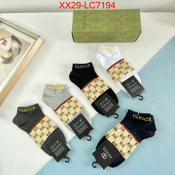 Sock-Gucci buy first copy replica ID: LC7194 $: 29USD