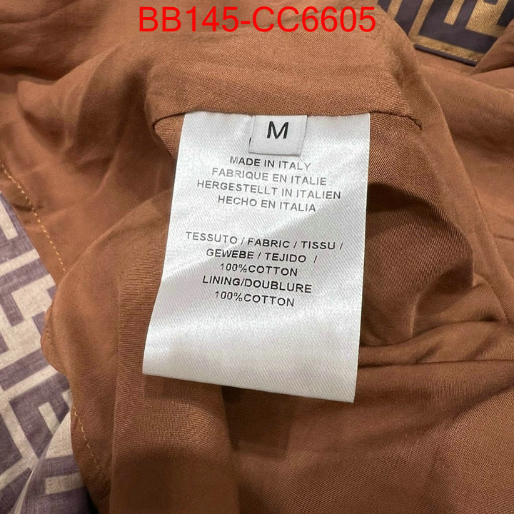 Clothing-Fendi buy best quality replica ID: CC6605 $: 145USD