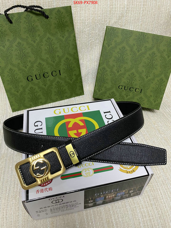Belts-Gucci aaaaa+ replica ID: PX7908 $: 69USD