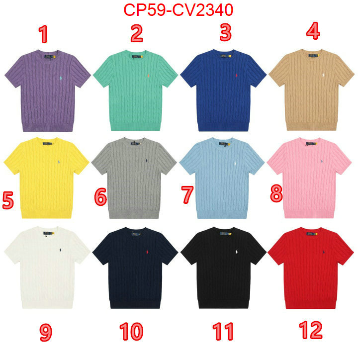 Clothing-Polo Ralph Lauren aaaaa+ quality replica ID: CV2340 $: 59USD