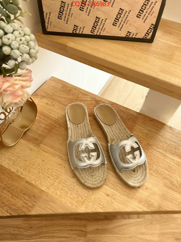 Women Shoes-Gucci best quality fake ID: SX6983 $: 79USD