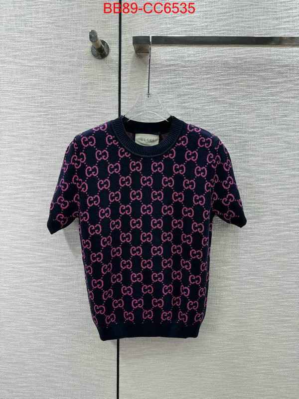 Clothing-Gucci perfect quality ID: CC6535 $: 89USD