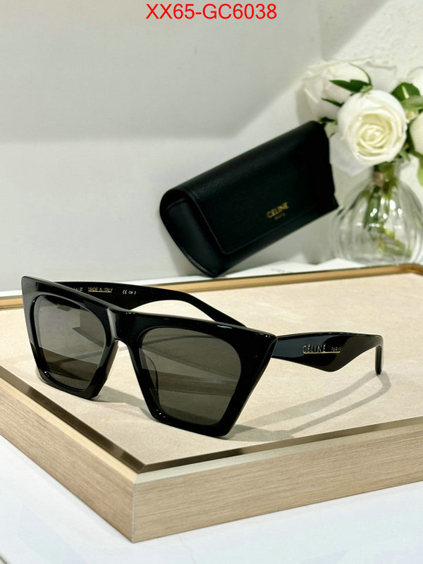 Glasses-CELINE top 1:1 replica ID: GC6038 $: 65USD