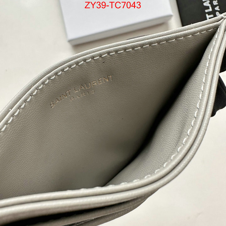 YSL Bags(4A)-Wallet- best replica 1:1 ID: TC7043 $: 39USD,