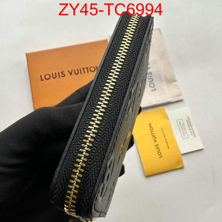 LV Bags(4A)-Wallet 1:1 replica ID: TC6994 $: 45USD,