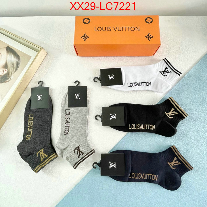 Sock-LV 2024 aaaaa replica 1st copy ID: LC7221 $: 29USD