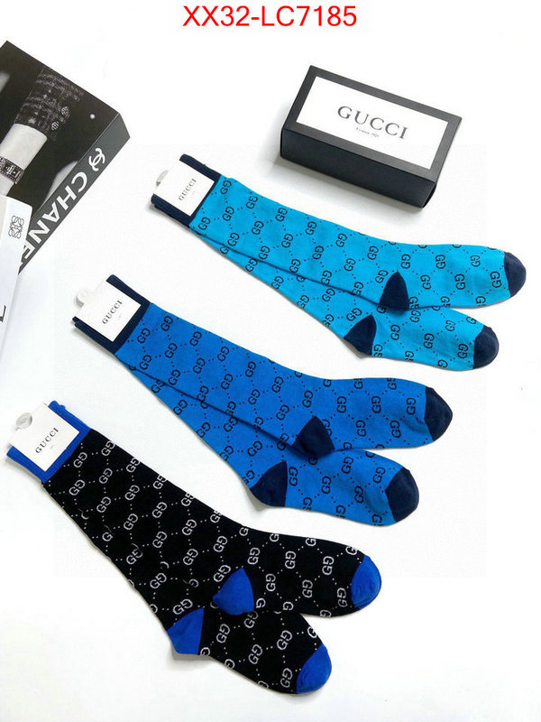 Sock-Gucci where can you buy replica ID: LC7185 $: 32USD