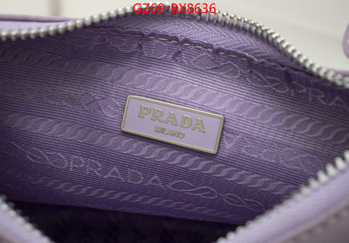 Prada Bags(4A)-Re-Edition 2005 china sale ID: BX8636 $: 69USD,