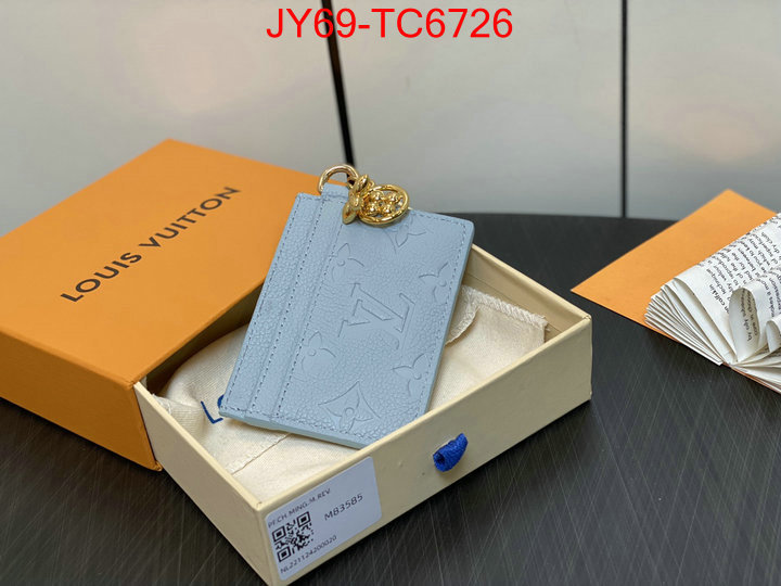 LV Bags(TOP)-Wallet perfect quality ID: TC6726 $: 69USD,