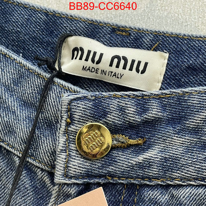 Clothing-MIU MIU what 1:1 replica ID: CC6640 $: 89USD