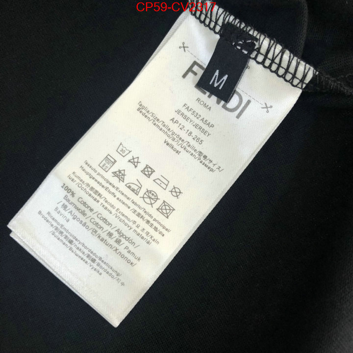 Clothing-Fendi sale outlet online ID: CV2317 $: 59USD