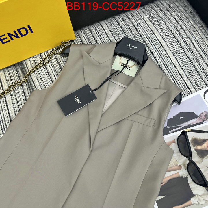 Clothing-Fendi top quality replica ID: CC5227 $: 119USD
