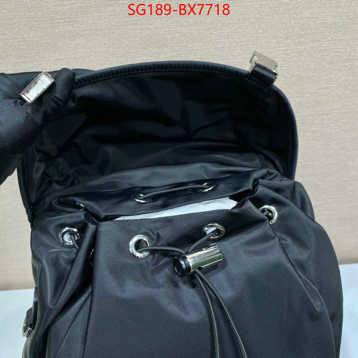 Prada Bags (TOP)-Backpack- shop ID: BX7718 $: 189USD,