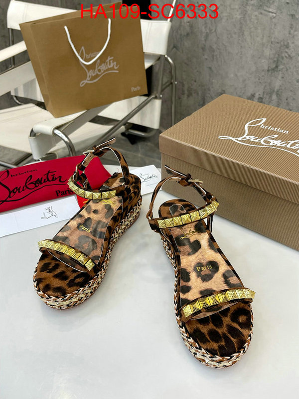 Women Shoes-Christian Louboutin best luxury replica ID: SC6333 $: 109USD