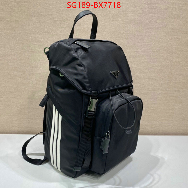 Prada Bags (TOP)-Backpack- shop ID: BX7718 $: 189USD,