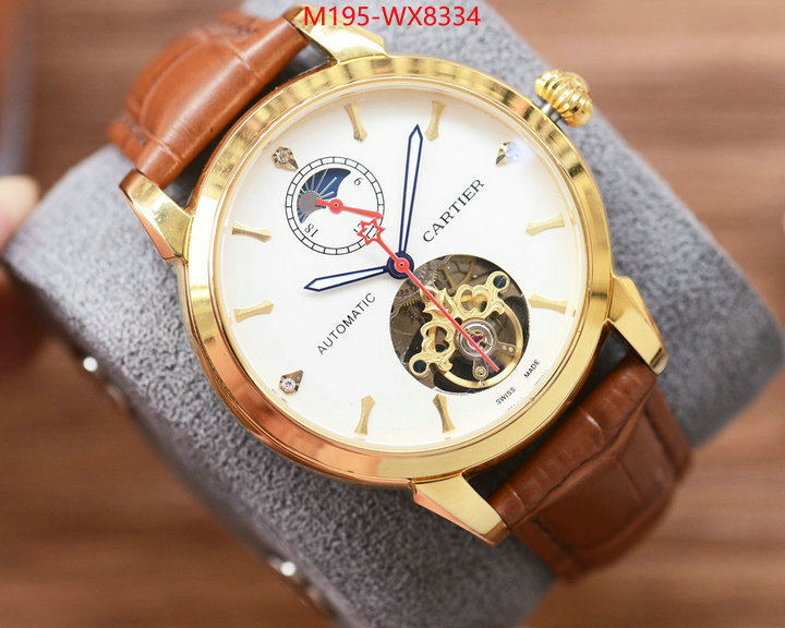 Watch(TOP)-Cartier online from china designer ID: WX8334 $: 195USD