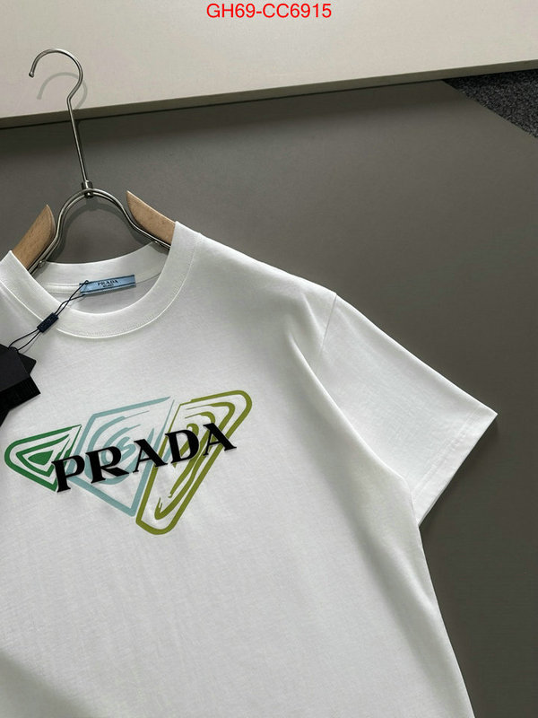 Clothing-Prada best wholesale replica ID: CC6915 $: 69USD