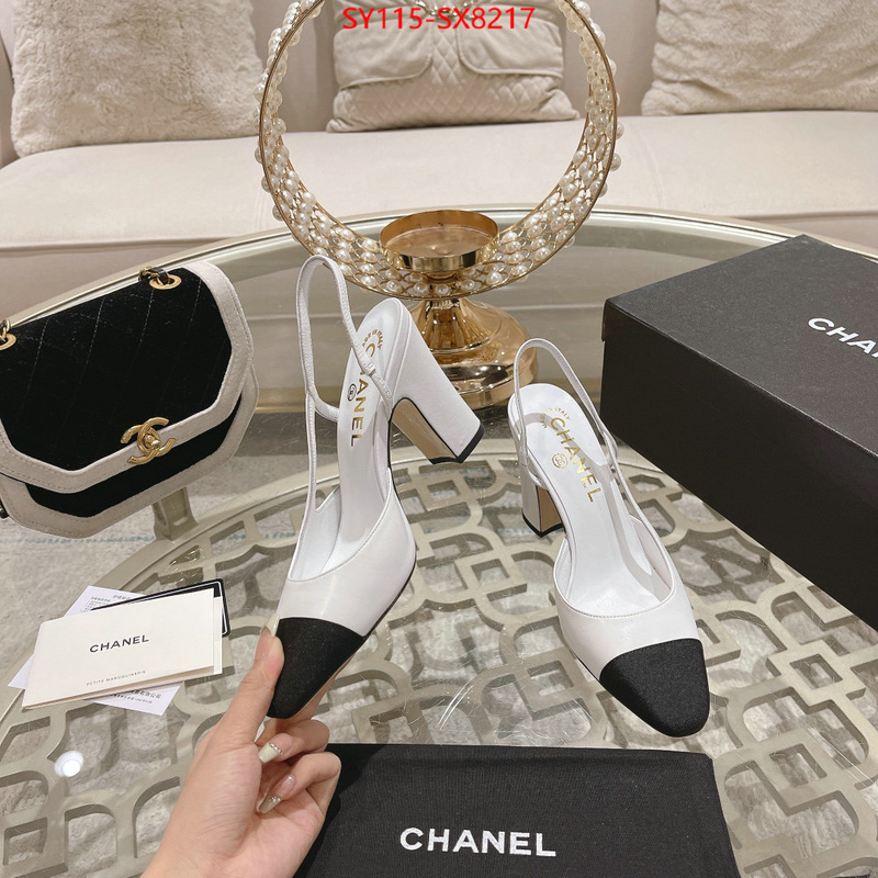 Women Shoes-Chanel wholesale designer shop ID: SX8217 $: 115USD