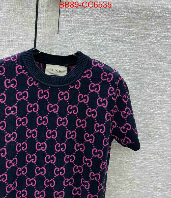 Clothing-Gucci perfect quality ID: CC6535 $: 89USD