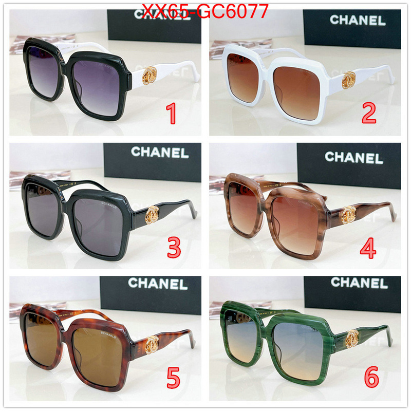 Glasses-Chanel buy aaaaa cheap ID: GC6077 $: 65USD