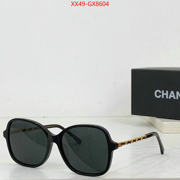 Glasses-Chanel brand designer replica ID: GX8604 $: 49USD