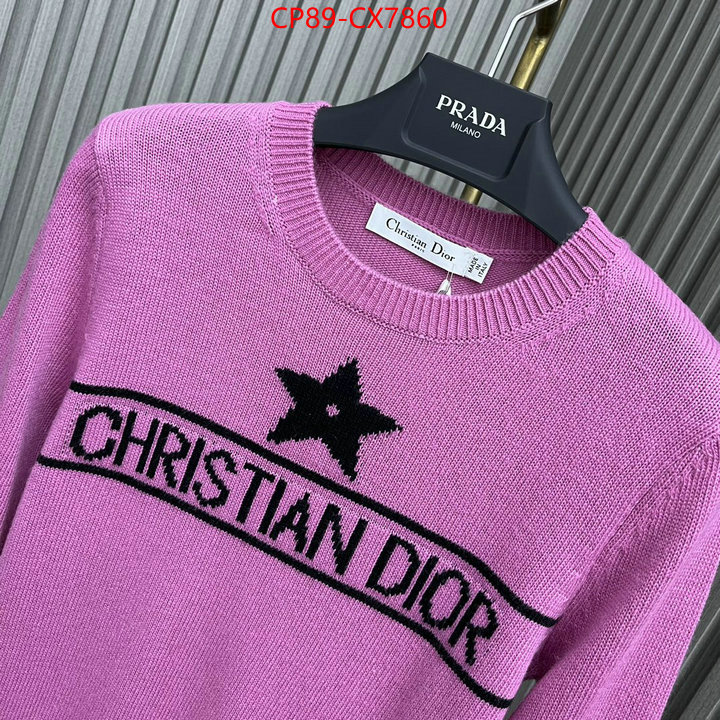 Clothing-Dior online shop ID: CX7860 $: 89USD