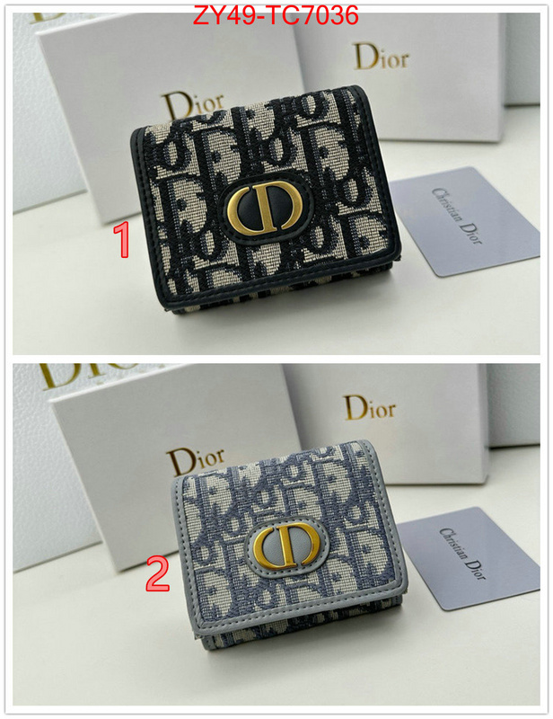 Dior Bags(4A)-Wallet- replica best ID: TC7036 $: 49USD,